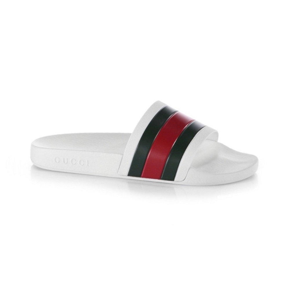Gucci Slides Rubber Sandal Mens Size 6